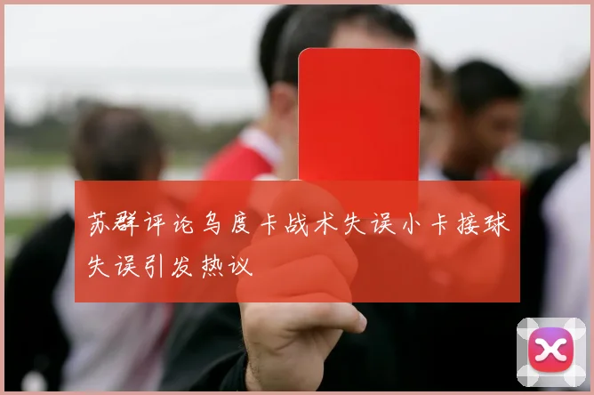 苏群评论乌度卡战术失误小卡接球失误引发热议